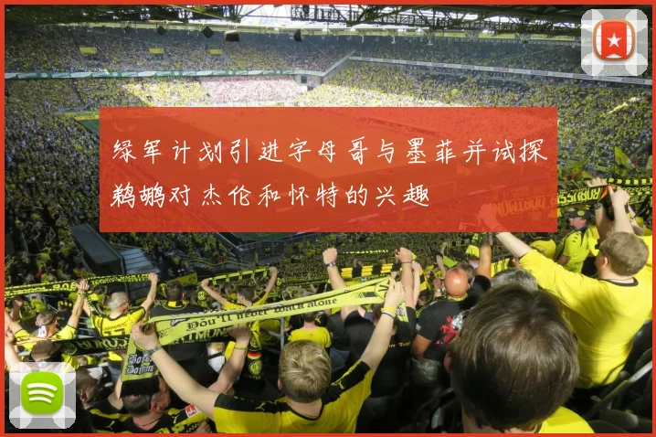 绿军计划引进字母哥与墨菲并试探鹈鹕对杰伦和怀特的兴趣